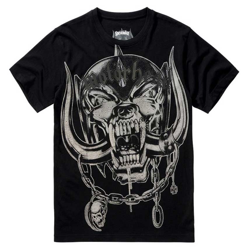 Motorhead T-Shirt Ufficiale | Modello 'Achtung!' | Colore Nero | Taglia L | 100% Cotone Morbido | Unisex
