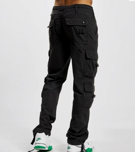 10162 Pure Slim Fit Cargo pant Black Brandit