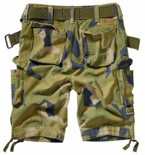 2001125 Savage Shorts Swedisch camo M90 Brandit