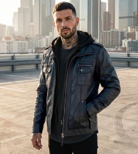 Black RocBrandit Black Rock artificial leather jacket