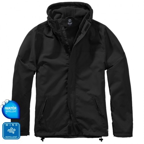 Brandit Windbreaker Frontzip Black