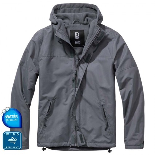 31675 Windbreaker Frontzip Anthracite Brandit