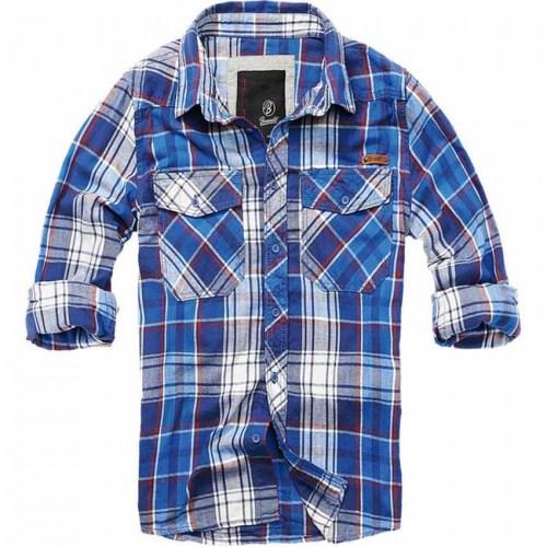 40028 brandit checkshirt navy front