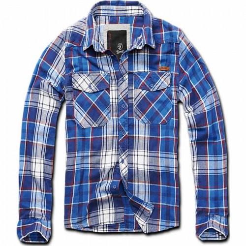 40028 brandit checkshirt navy front