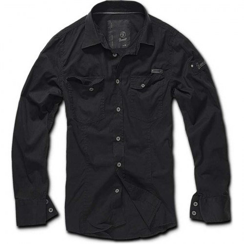 40052 SLIMFIT SHIRT BLACK Brandit