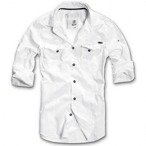 40057-slimfit-shirt-brandit-white-front