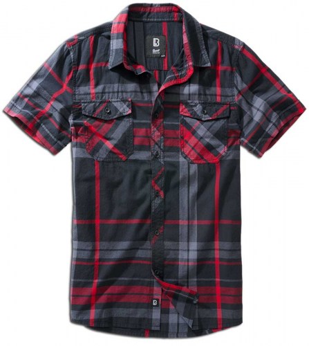 4012240 Roadstar Shirit Half sleeve Red Anthracite Black Brandit