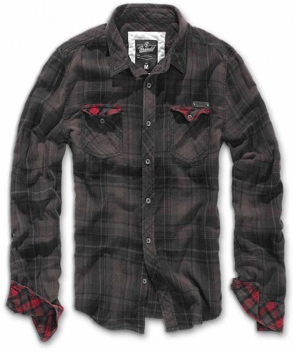 401667 checkshirt duncan brown black Brandit