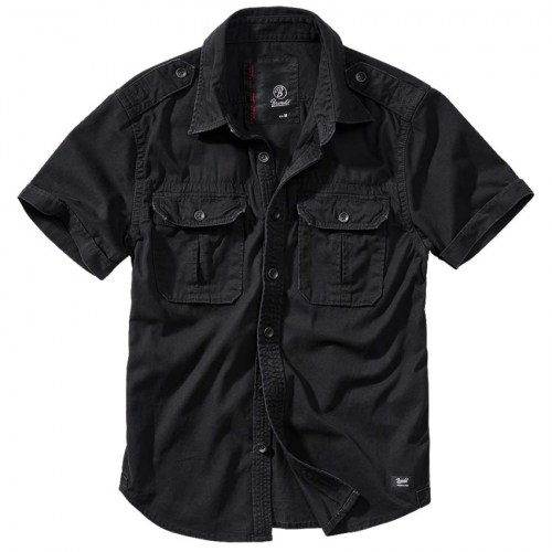 Brandit Vintage Denim Black shortsleeve shirt