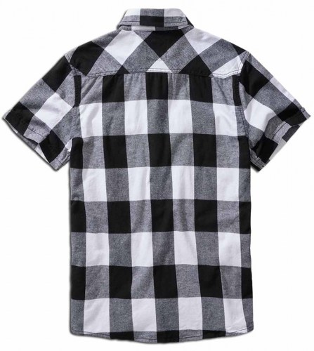 403246 Checkshirt HalfSleeve White-Black Brandit