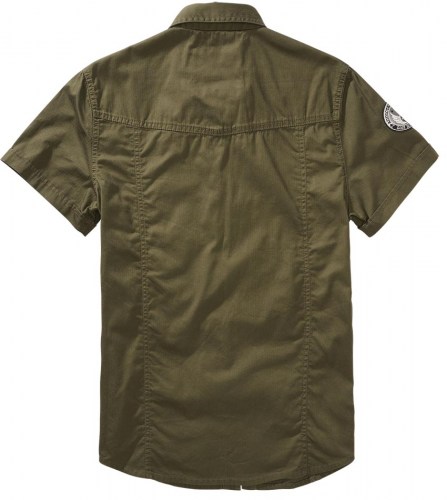 40331 Luis Vintage Olive shirt Short Sleeve Brandit