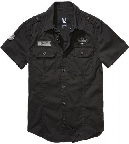 40331 Luis Vintage Olive shirt Short Sleeve Brandit