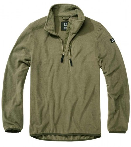 40361 Fleece Troyer Olive Brandit