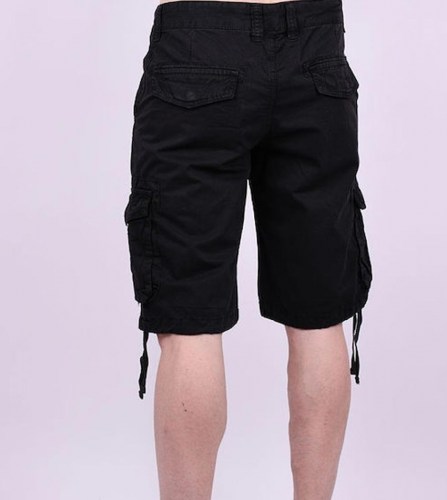 4108-1-Palablu-Cargo-Shorts-Black-Back