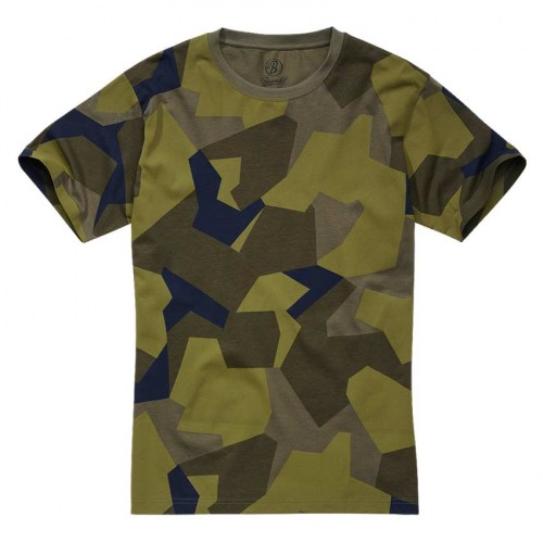 Brandit tshirt Swedisch Camo M90