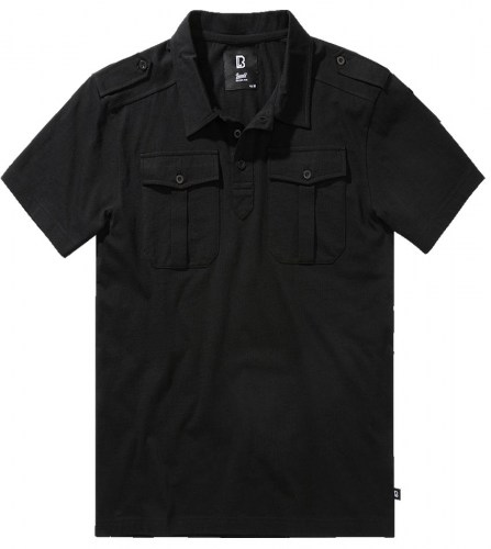 42022 Jersey Poloshirt Jon Halfsleeve Black Brandit