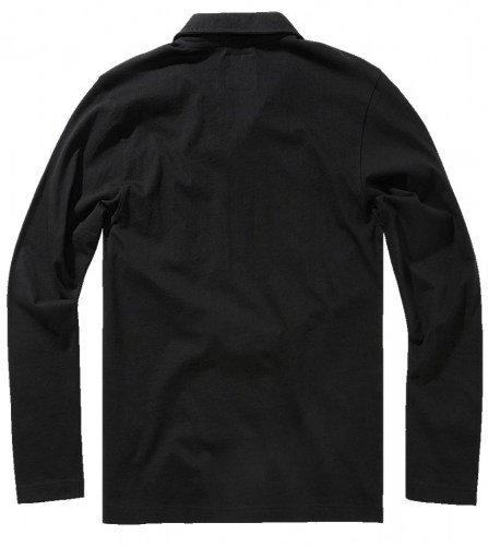 42032 Willis Poloshirt Longsleeve Black Brandit