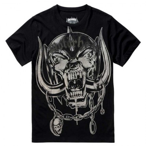 61035-11002 Tshirt Ozzy Osbourne Official Skull Black Brandit