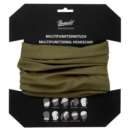 7016-1 Multifunctional Head scarf Olive Brandit