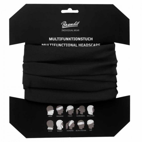 7016-2 Multifunctional Head scarf Black Brandit