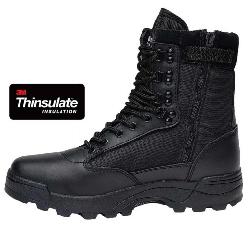 90172 Tactical Zipper Boots Black Brandit