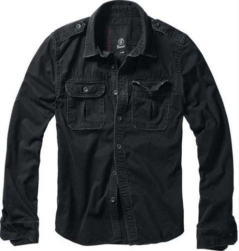 40232 Luis Vintage Black Longsleeve shirt Brandit