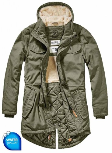 (94421) Marsh Lake TeddyParka Brandit Olive TattooFashion