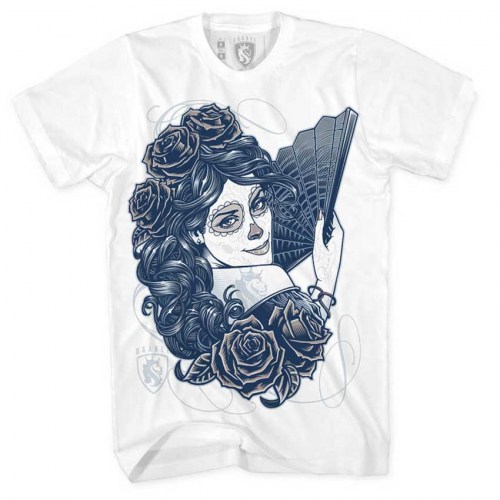 tshirt-la-catrina-white