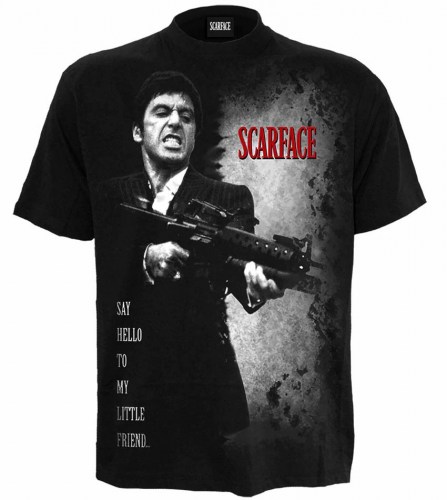 FG129696 Tshirt ScarFace - Say Hello Spiral Direct