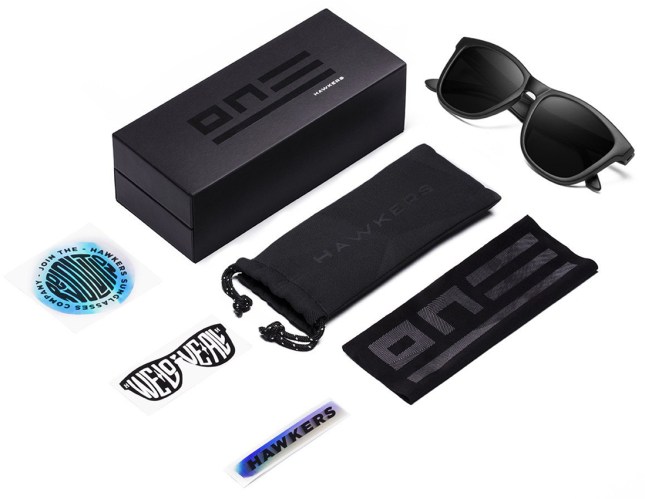 OTR09 SUNGLASSES CRYSTAL BLACK - DARK ONE