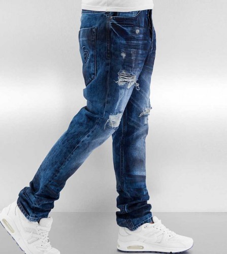 JRJSYGZ13BLU jean pant application antifit blue Just Rhyse