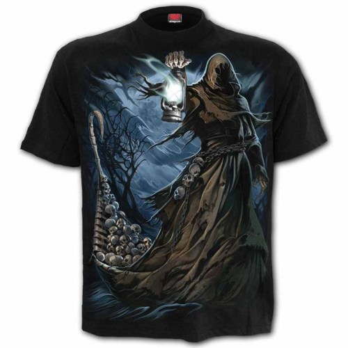 K084M101 Tshirt Ferryman Black Spiral Direct