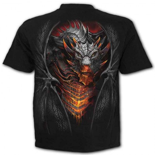 LG211600 Spiral Direct Tshirt Draconis black