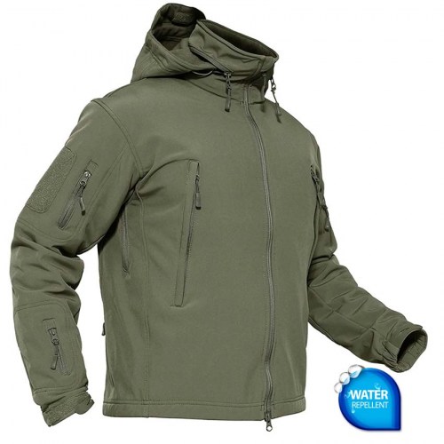 SoftShell Jacket SniperPro Olive 100% WaterResisant 101 inc