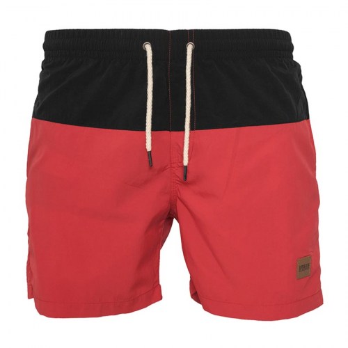 Swimshort Block RedBlack