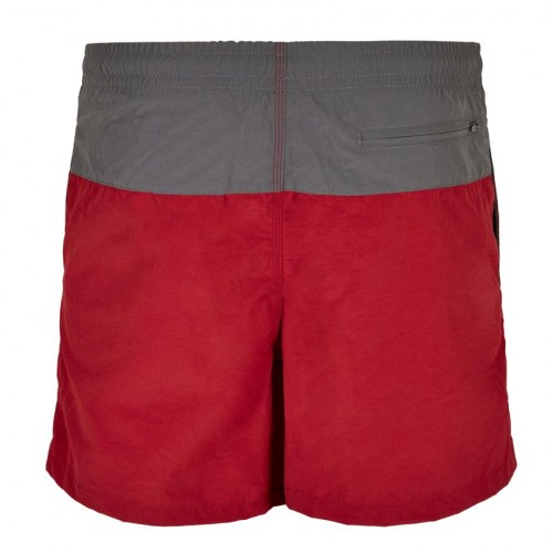 TB1026 Swimshort Block Blackbird - Asphalt Urban Classics