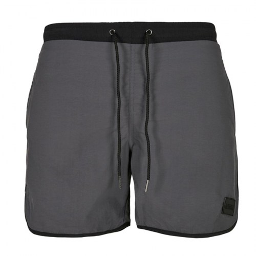 TB2050 Swimshort Retro Black DarkShadow Urban Classics 