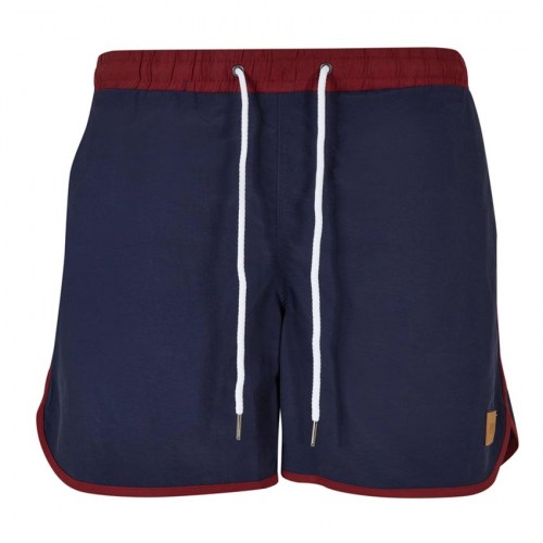 TB2050 Swimshort Retro Burgundy-Midnight Urban Classics