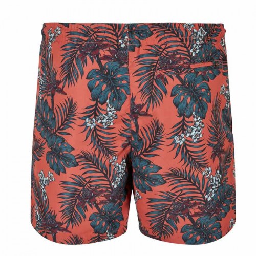 TB2679 Swimshort Pattern Dark Tropical aop Urban Classics