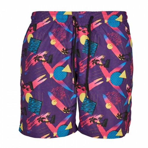 TB2679 Swimshort Pattern Miami aop Urban Classics