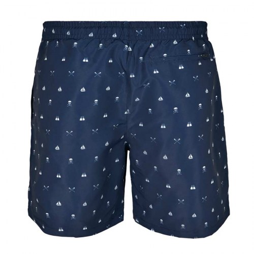 TB2679 Swimshort Pattern Skull and Yaucht Urban Classics