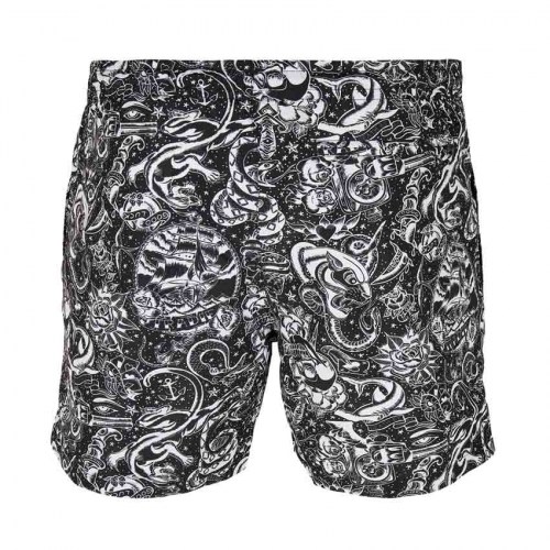 TB2679 Swimshort Pattern Tattoo aop Urban Classics