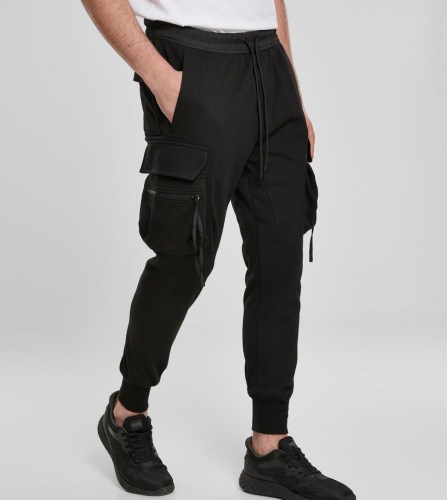 Urban Classics SweatPant Tactical cargo Jogging Black 