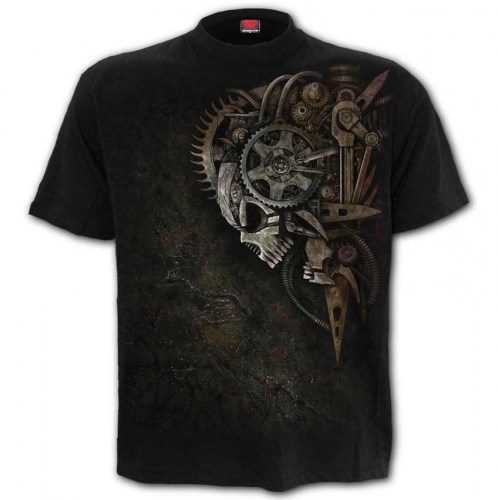 WM142600 Tshirt Diesel Punk Black SpiralDirect