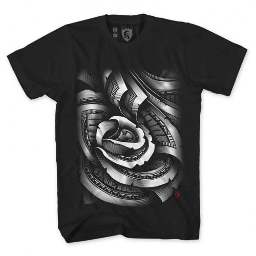 A04691 Tshirt Money Rose 20K Black Ogabel